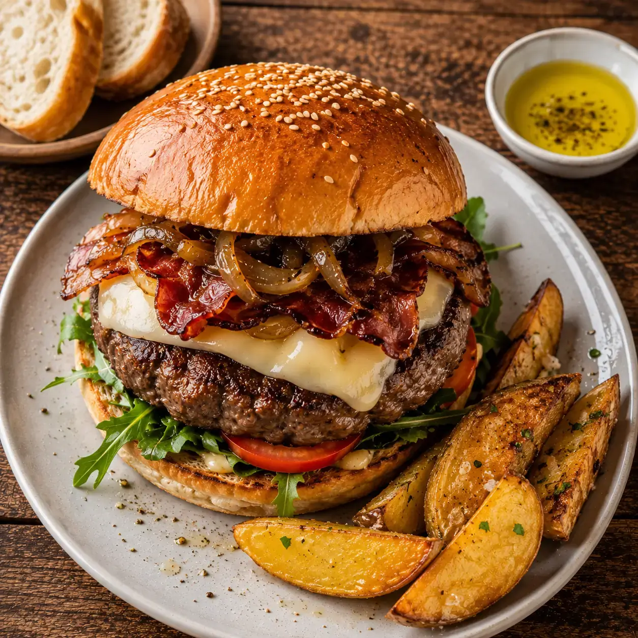 Burger ternera · Cafè Bar Drac